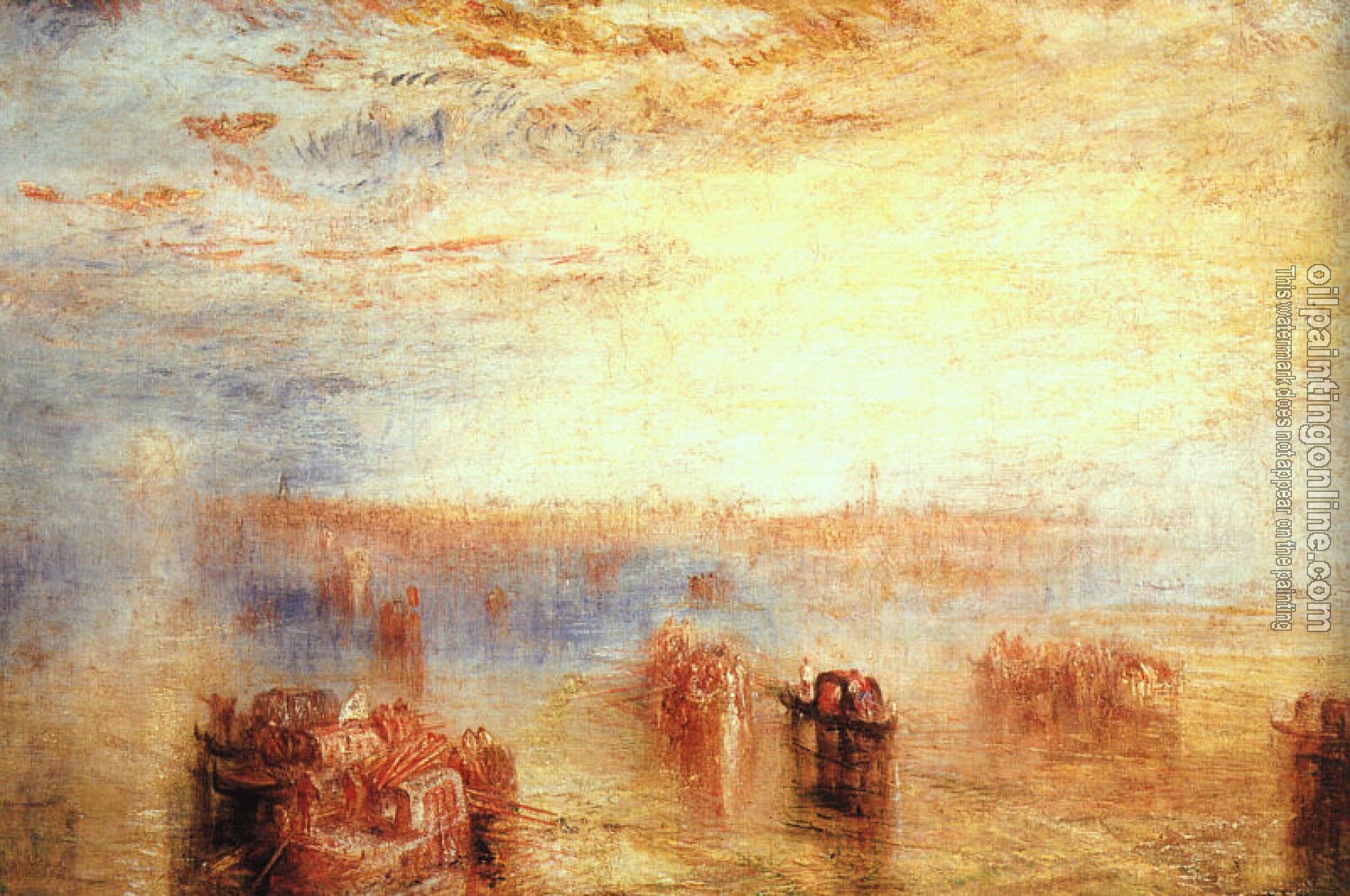 Turner, Joseph Mallord William - Approach to Venice